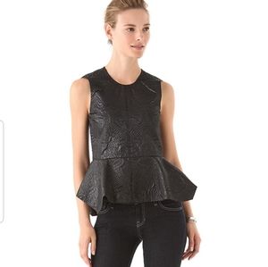 ELIZABETH AND JAMES Yumi peplum top